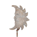 Gartenstecker SONNE Metall Edelrost Stecker Gartendekoration Beet Stab Bodenstecker Spieß 111cm hoch