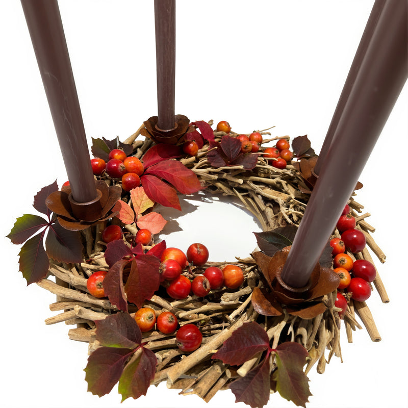 Kranz Türkranz Weihnachten Advent Tischkranz Weide naturbelassen mit Schnur Zweige 40, 45 oder 57 cm Durchmesser