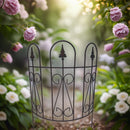 Staudenhalter Staudenbinder bodennah gebogen Rankhilfe 51cm breit Eisen braun