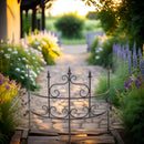 Staudenhalter AGRI Staudenbinder Strauchhalter halbrund Rankhilfe H/B/T: 61/70/32 cm Metall dunkelbraun