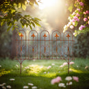 Beetzaun Gartenzaun Rankhilfe WINDSOR Metall nit Edelrost Deko H:58 cm x L:81cm