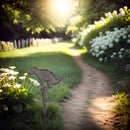 Steckschild Verbotsschild Warnschild Stecker Hund "NO!" Kein Hundeklo Hundeschild Hundehinweistafel Gußeisen 29cm x 36cm