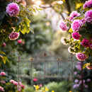 Beetzaun Gartenzaun Rankhilfe Herz Eisen Rost Deko H:50 cm x L:60cm