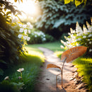 Blattstecker 2 Blätter Rost Deko Gartendeko Edelrost Beetstecker