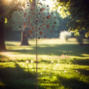 Windrad Discopropeller mit Edelrost Propeller Karussellpropeller Metall Eisen Rost Deko 212cm hoch 64cm Durchmesser