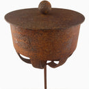 Kerzenhalter in 3 Größen Gartenlicht Rost Deko Outdoor-Kerzen Gartendeko Stab Edelrost