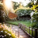 Blattstecker Deko Stecker Blatt Gartendeko Edelrost Beetstecker