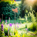 Biene Rost Deko Stecker Bodenstecker Gartendeko Stab Edelrost Beetstecker 47cm Gesamthöhe