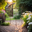 Rankgitter Staudenbinder Rankgerüst halbrund Edelrost 100 cm hoch in drei Größen