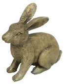 Hase KRABI Figur aus Polyresin antikgold patiniert Vintage Ostern Osterdeko Dekoration Osterhase H/B/T 7,5/3,5/7,5 cm