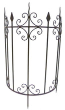 Staudenhalter BELLA Strauchhalter halbrund Rankhilfe Metall Eisen dunkelbraun Deko H/B/T: 91/63/33cm