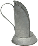 Kerzenhalter URBAN aus Blech Rückwand vintage shabby rustikal mit Griff H/B/T: 22/14,5/11cm