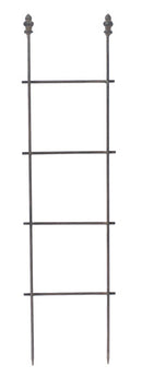 Rankgitter CLAVI Staudenstütze Rankgerüst braun Rost Rankhilfe Metall Eisen Deko H/B/T: 75/19/3 cm