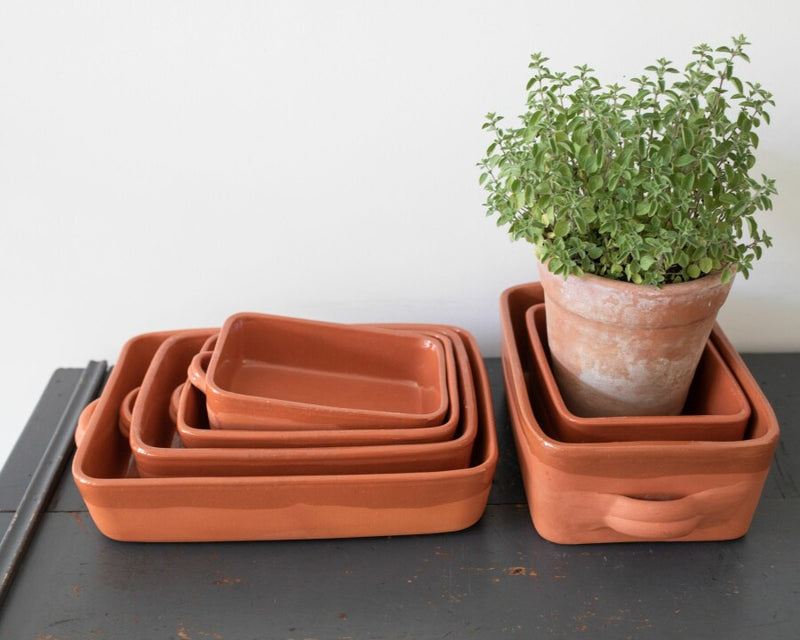 Auflaufform mediterran Ton Fairtrade Ofenform Schale Backform nachhalt