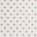 Wachstuchtischdecke PVC "Sterne gold" 1,4m Breite Länge 280 cm Weihnachten Tischdecke