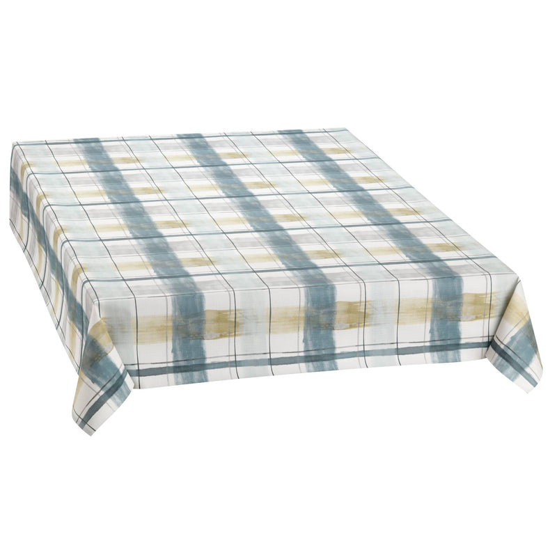Wachstuchtischdecke PVC "Rayas" Leinen-Struktur 1,4m Br. Wachstuch Meterware