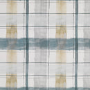 Wachstuchtischdecke PVC "Rayas" Leinen-Struktur 1,4m Br. grün mint senfgelb grau Meterware