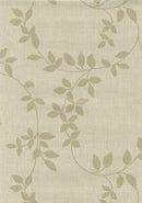 Wachstuchtischdecke Linette beige leaf 1,4m Br. Wachstuch Indoor Outdoor Leinenprägung 160cm Länge
