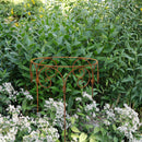 2-er Set Staudenhalter Staudenbinder Metall mit Edelrost rund Rankhilfe Ø 50cm & 40cm Modell B