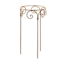 Staudenhalter Staudenbinder rund Rankhilfe Modell B Eisen Rost