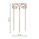 Staudenhalter Staudenbinder rund Rankhilfe Ø 50cm Modell B Eisen Rost