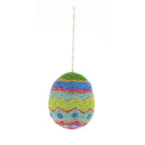 Ostereier aus Filz bunt in verschiedenen Farben fairtrade weich 6 cm hoch leicht unzerbrechlich Ostern