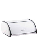 Brotkasten aus Metall pulverlackiert mit Belüftungslöchern Retro Brotbox Brotaufbewahrungsbox Brotbehälter weiß