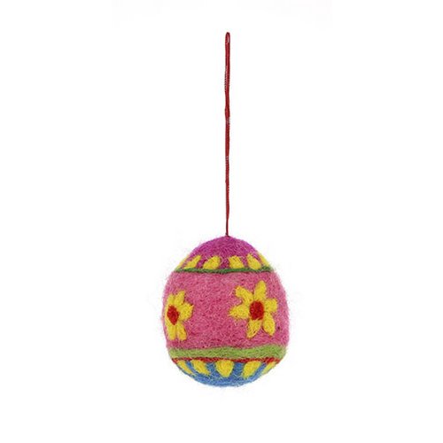 Ostereier aus Filz bunt in verschiedenen Farben fairtrade weich 6 cm hoch leicht unzerbrechlich Ostern