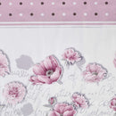 Wachstuchtischdecke "Anemonen Blumen" flieder rosa Wachstuch 1,4m Breite Länge wählbar