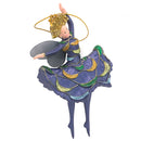 Figur Tänzerin Ballerina Elfe Baumschmuck dunkelblau Ostern Frühling Weihnachten 15cm