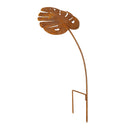 Blattstecker Deko Stecker Blatt Gartendeko Edelrost Beetstecker