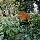 Blattstecker Deko Stecker Blatt Gartendeko Edelrost Beetstecker