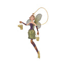 Figur Blumenelfe mit Gießkanne Elfe Baumschmuck Ostern Frühling Weihnachten 15cm