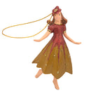 Figur Blumenkind Blumenmädchen Baumschmuck Elfe kupfer Ostern Frühling Weihnachten