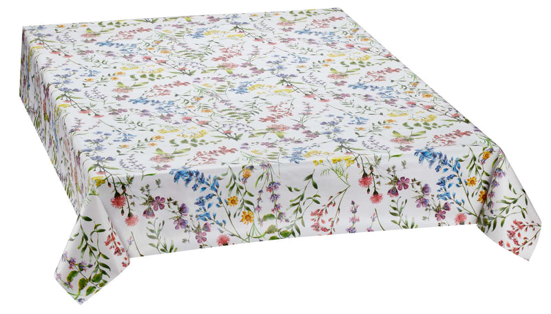Wachstuchtischdecke "Blumenwiese" 1,4m Breite Länge wählbar