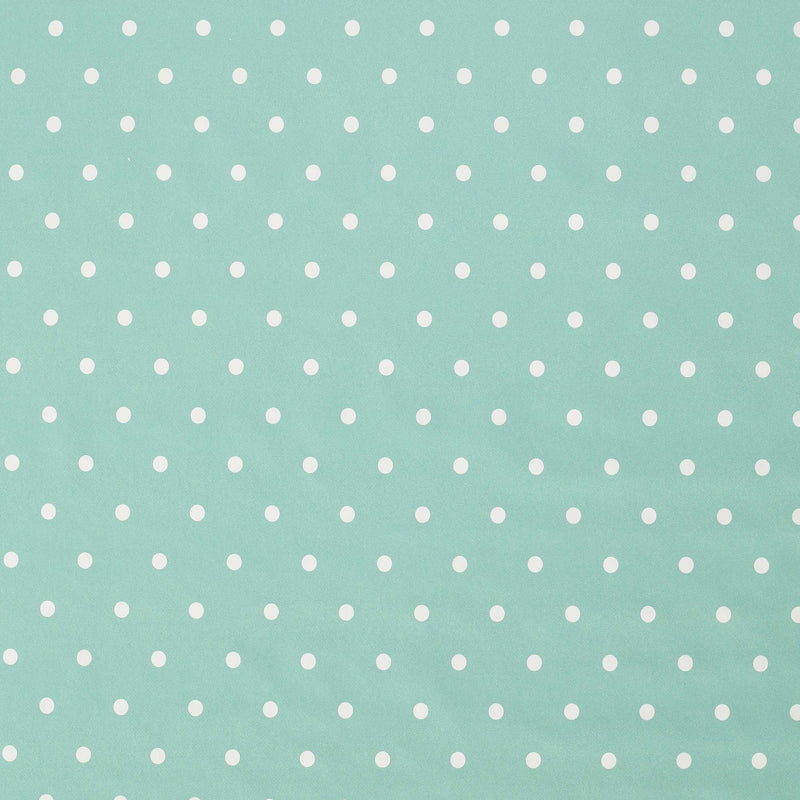 Wachstuchtischdecke "Dots vintage mint" 1,4m Breite Länge wählbar