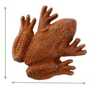 3-er Set oder einzeln Gartendeko Schildkröte Salamander und Frosch Figur Gusseisen verrostet Metall Rost Deko Teich Garten