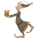 Christbaumschmuck Figur Gabenträger Hänger Baumschmuck braun-gold 13 cm