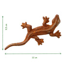 3-er Set oder einzeln Gartendeko Schildkröte Salamander und Frosch Figur Gusseisen verrostet Metall Rost Deko Teich Garten