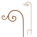 Laternenstab Rost 140cm hoch Ampelhalter Gartendeko Edelrost Beetstecker