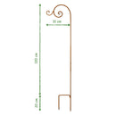 Laternenstab Rost 140cm hoch Ampelhalter Gartendeko Edelrost Beetstecker