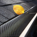 Laubschutz Dachrinne Netz Gitter Laubfang Regenrinnenschutz Laubschutzgitter 2m oder 1m lang 100mm-125mm schwarz