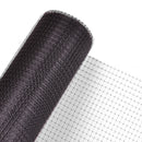 Maulwurfnetz 2m Br. Meterware schwarz Rollrasen Maulwurfschutz Gartennetz