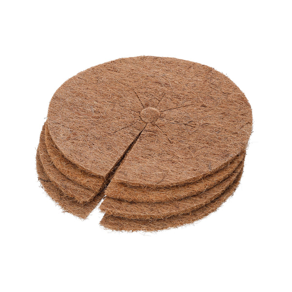 DTXYBC Kokosmatten Winterschutz - 6 Stück 30cm Natur Kokosfasermatten Für Pflanzen