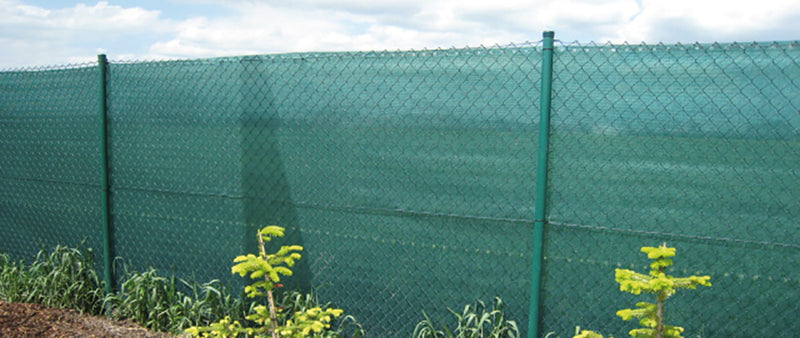 ZAUNBLENDE 85% 1m Breite Sichtblende Schattiernetz Schattennetz grün (Meterware)
