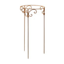 Staudenhalter Staudenbinder rund Ø 50cm Rankhilfe  Modell A Eisen Edelrost