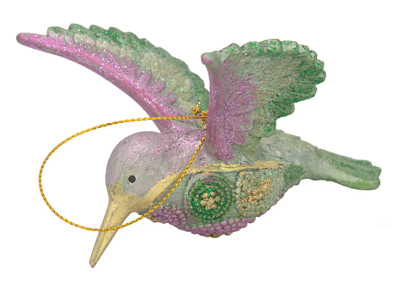 Kolibri Baumschmuck Figur Ostern Frühling Weihnachten hellgrün 12cm