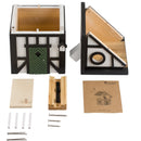 MULTIHOLK FACHWERKHAUS Vogelhaus Futterhaus und Nistkasten Futterstelle Futterplatz Wildvögel Garten Vogel