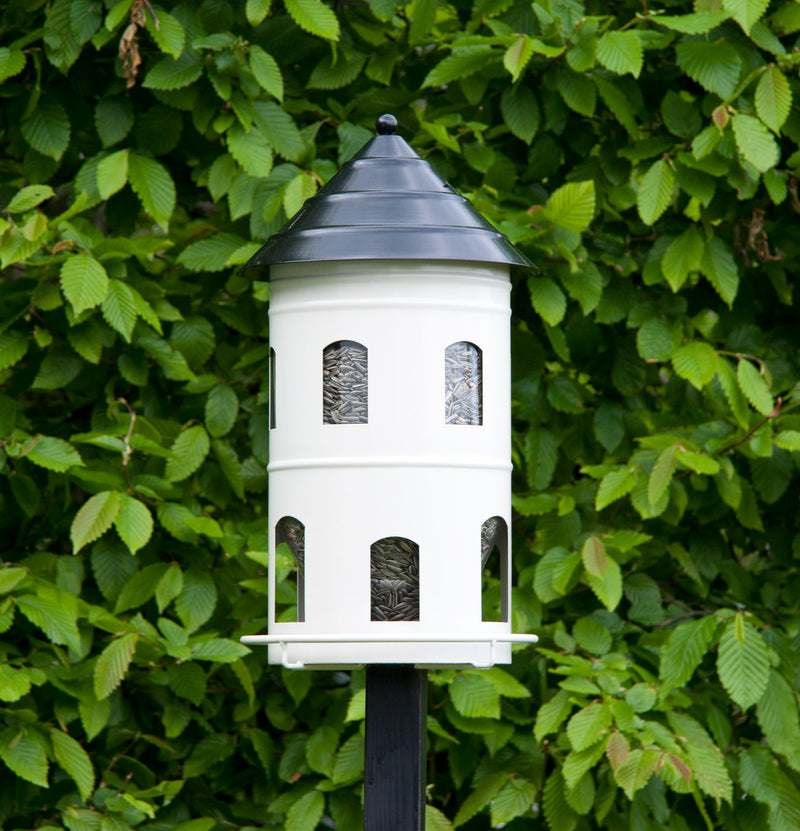 FUTTERSTATION GIGANT XXL Vogelhaus Futterhaus Futtersilo Futterturm Futtersäule Futterstelle Futterplatz Wildvögel Garten Vogel