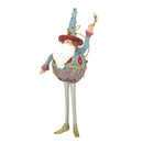 Christbaumschmuck Figur Weihnachtsmann mit Stern Baumschmuck 16cm